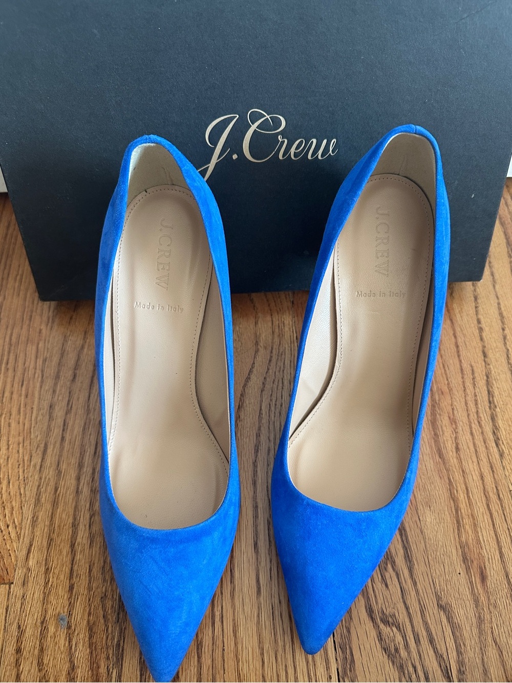 J. Crew Elsie suede pumps